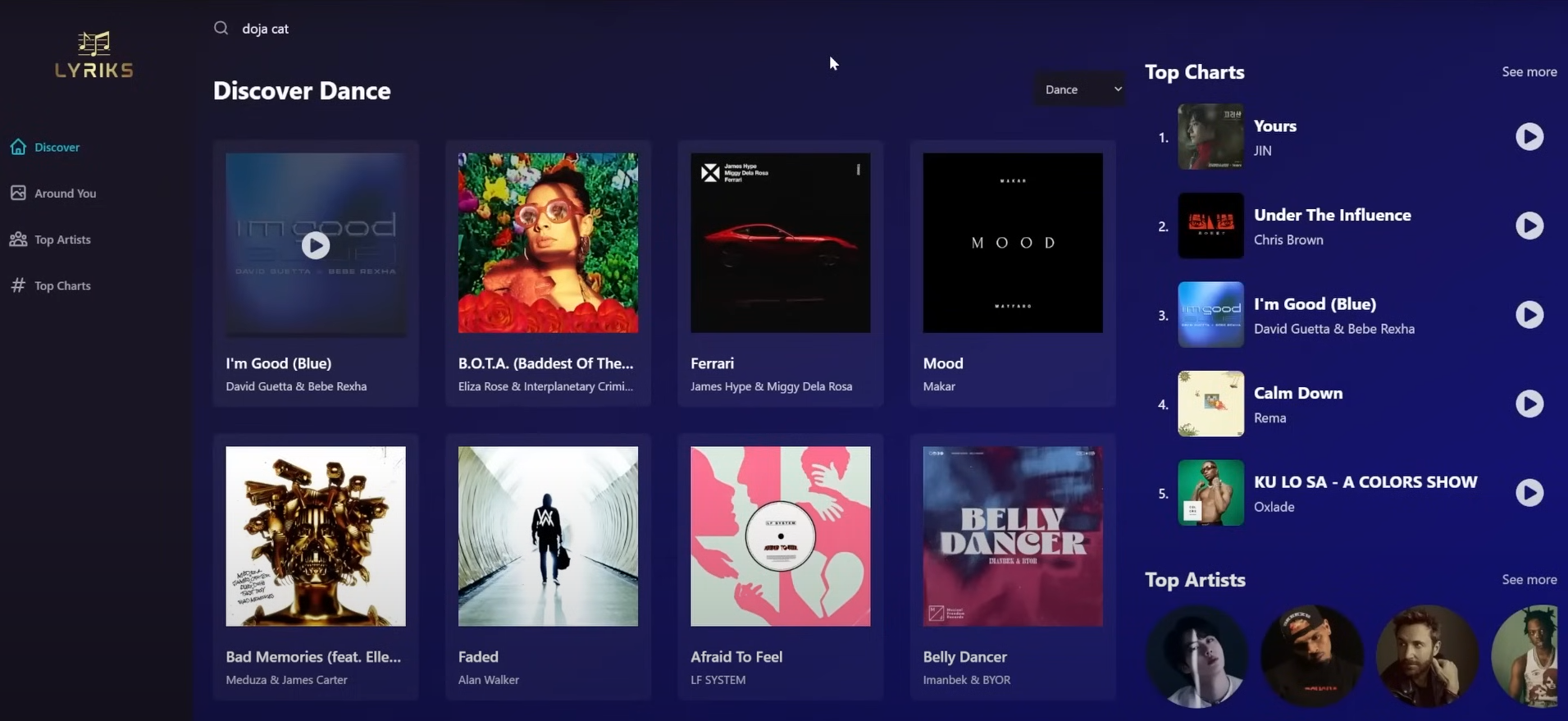 Lyriks - Music App